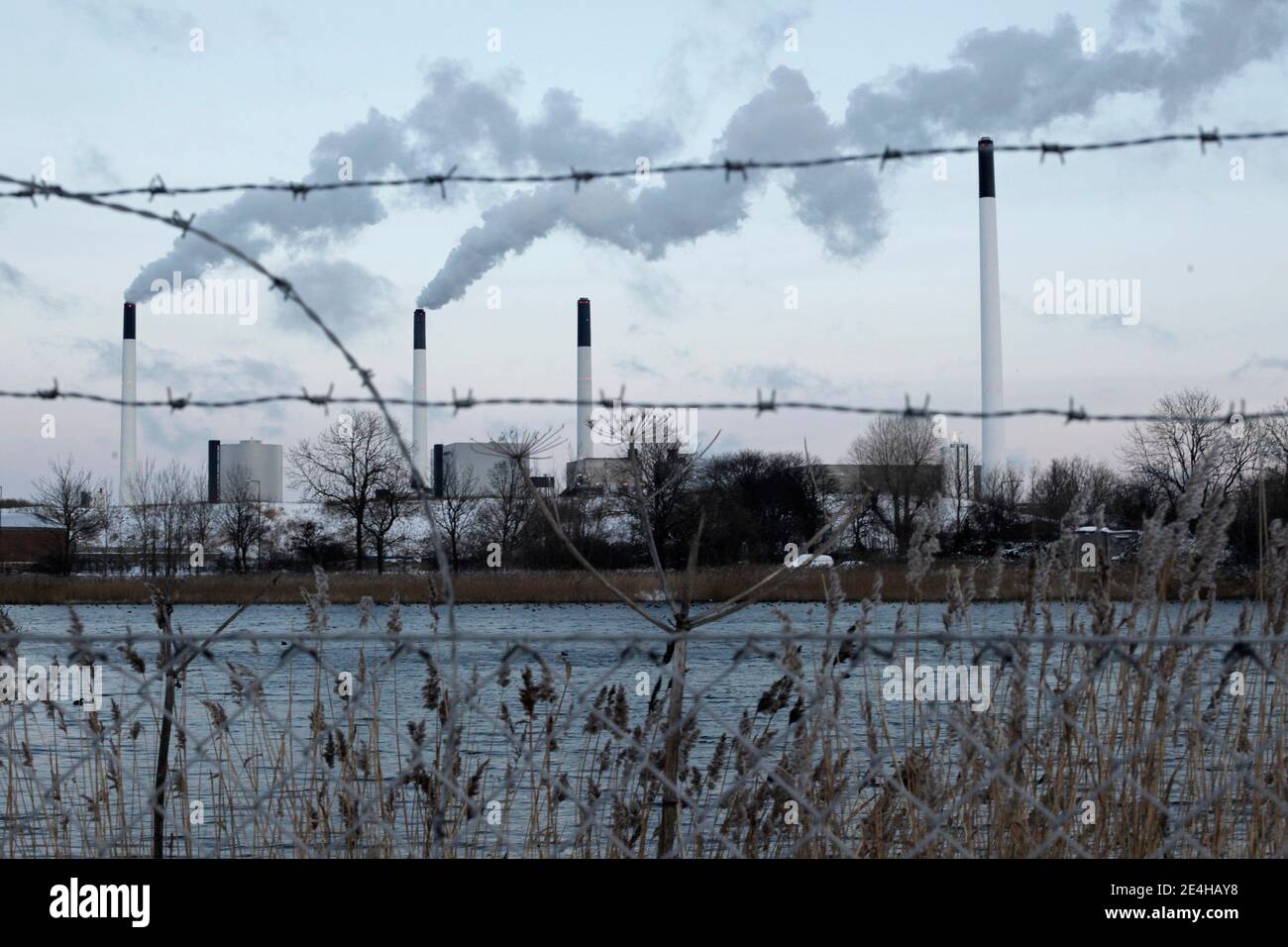 Swedish state-owned utility Vattenfall AB's factory is seen near Copenhagen, in Denmark, on December 17, 2009. Photo by Thibault Camus/ABACAPRESS.COM Stock Photo