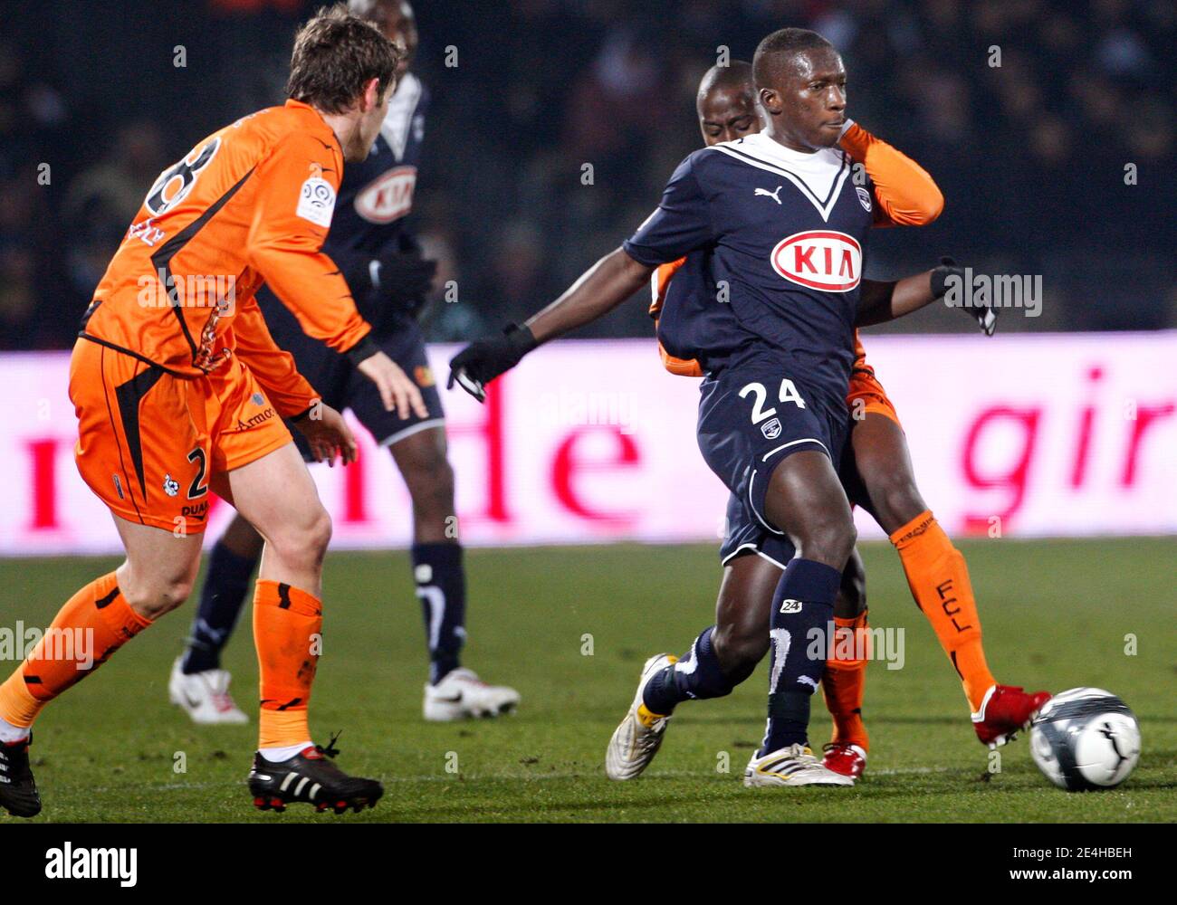 Bordeaux's Abdou Traore during the French Ligue 1 Bordeaux vs Lorient at  the Chaband Delmas stadium