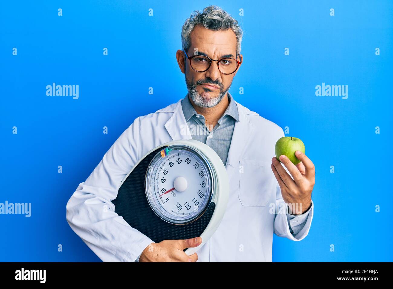 Shocked and Frustrated Man Weighing with Scale in Gym after Dieting Stock  Image - Image of lose, kilogram: 232795241