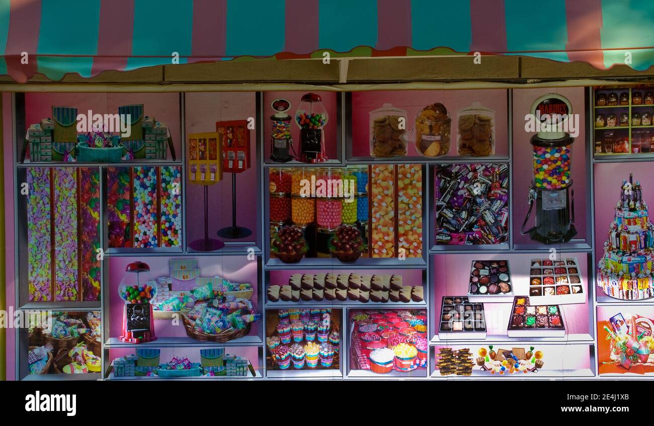 Candy Store Mural at The Queens Marketplace at Waikoloa Beach Resort