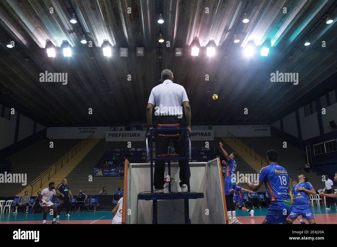 Campinas Brazil 23rd Jan 21 The Volleyball Renata Faced On Saturday Night 23 The Team Sada Cruzeiro In A Match Valid For The Superliga Banco Do Brasil In The Gym Of Taquaral