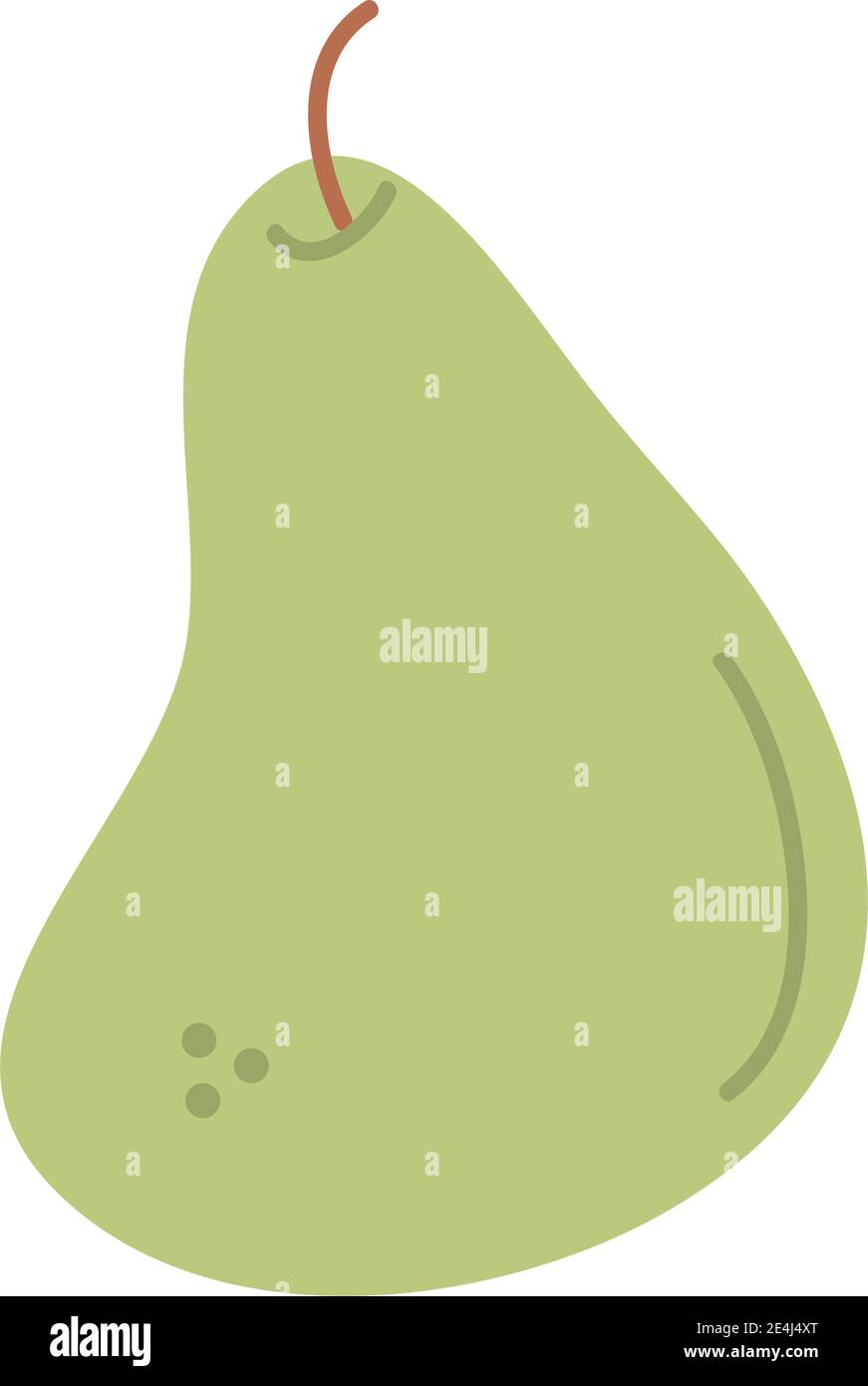 pear fruit design of healthy organic food theme Vector illustration ...