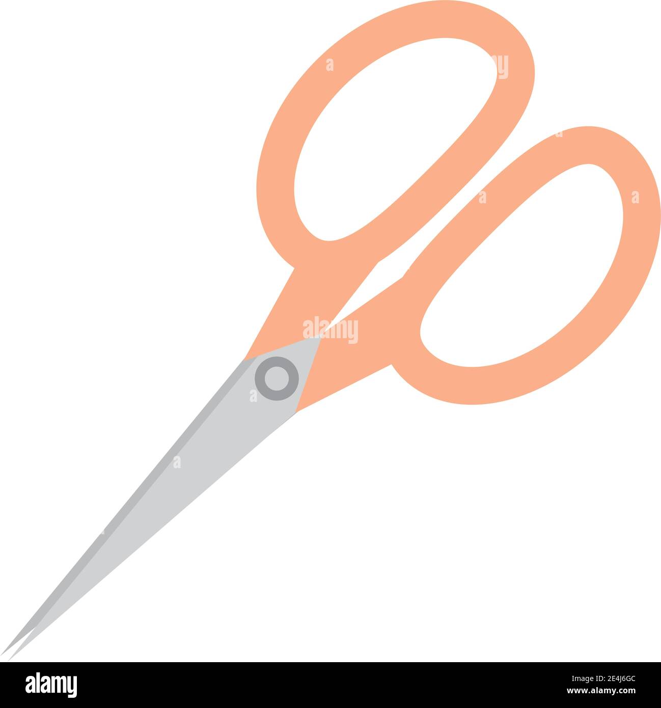 Scissor tool design, Instrument cut object paper tailor separation school and hair theme Vector