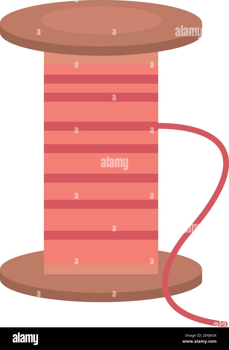 thread roll design, Embroidery weaving and sewing theme Vector