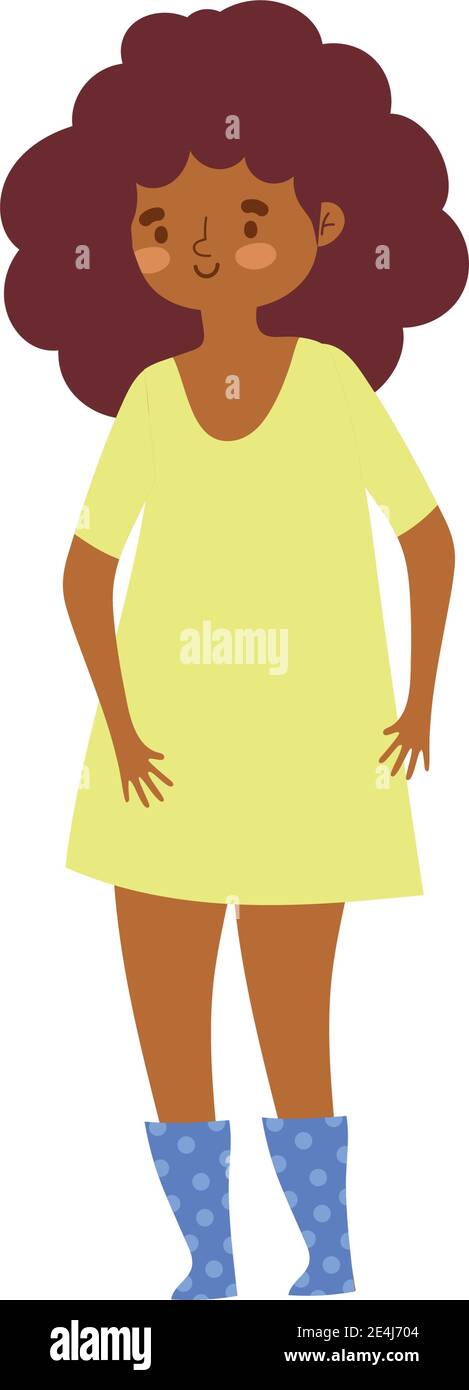 character woman female cartoon standing, over white background vector  illustration Stock Vector Image & Art - Alamy