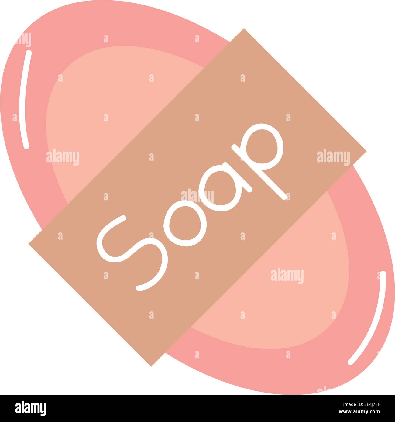 Soap bar design, Hygiene wash clean and bathroom theme Vector