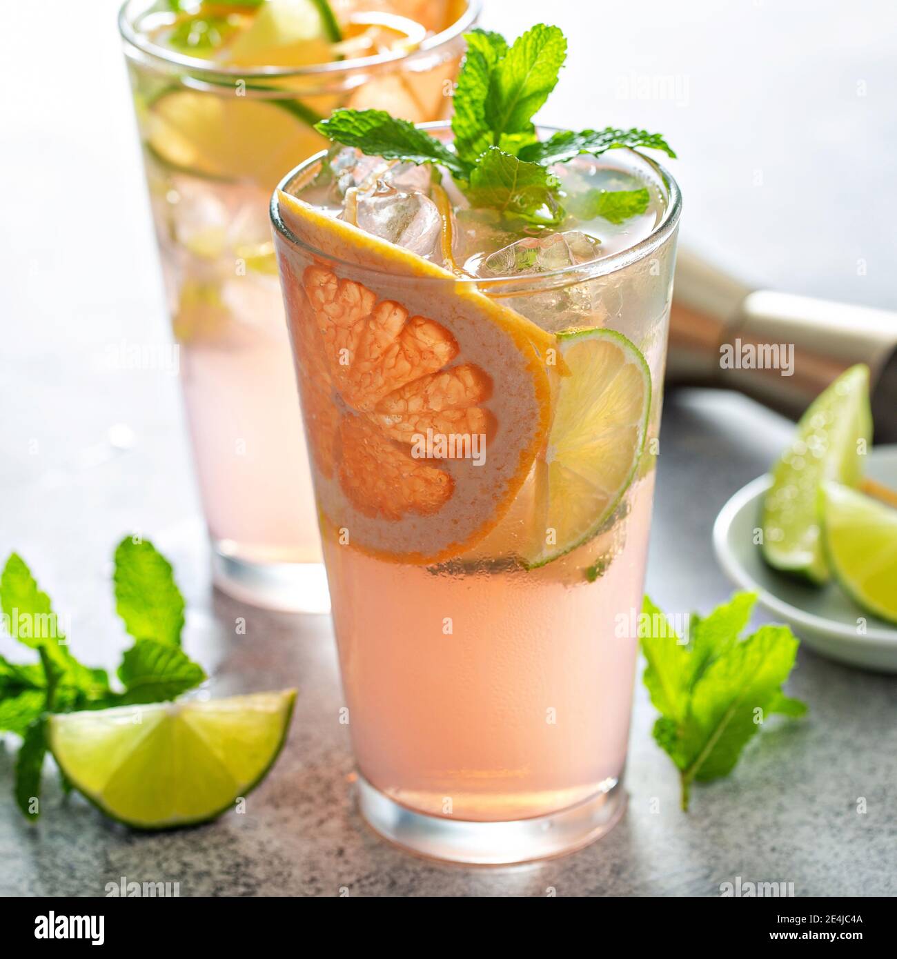 Grapefruit mojito hires stock photography and images Alamy