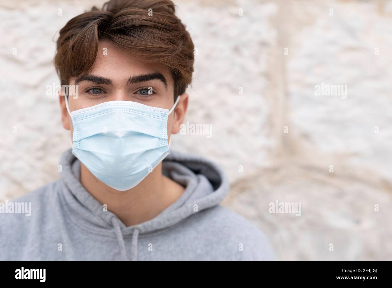 Handsome man wearing mask hi-res stock photography and images - Alamy