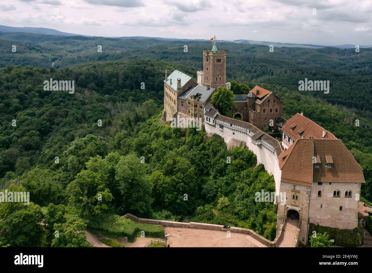Aerial view of wartburg hires stock photography and images Alamy