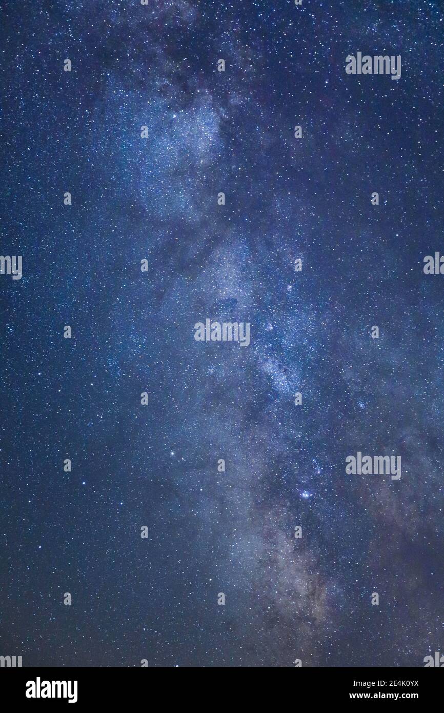 Starry sky with milky way, Switzerland Stock Photo - Alamy
