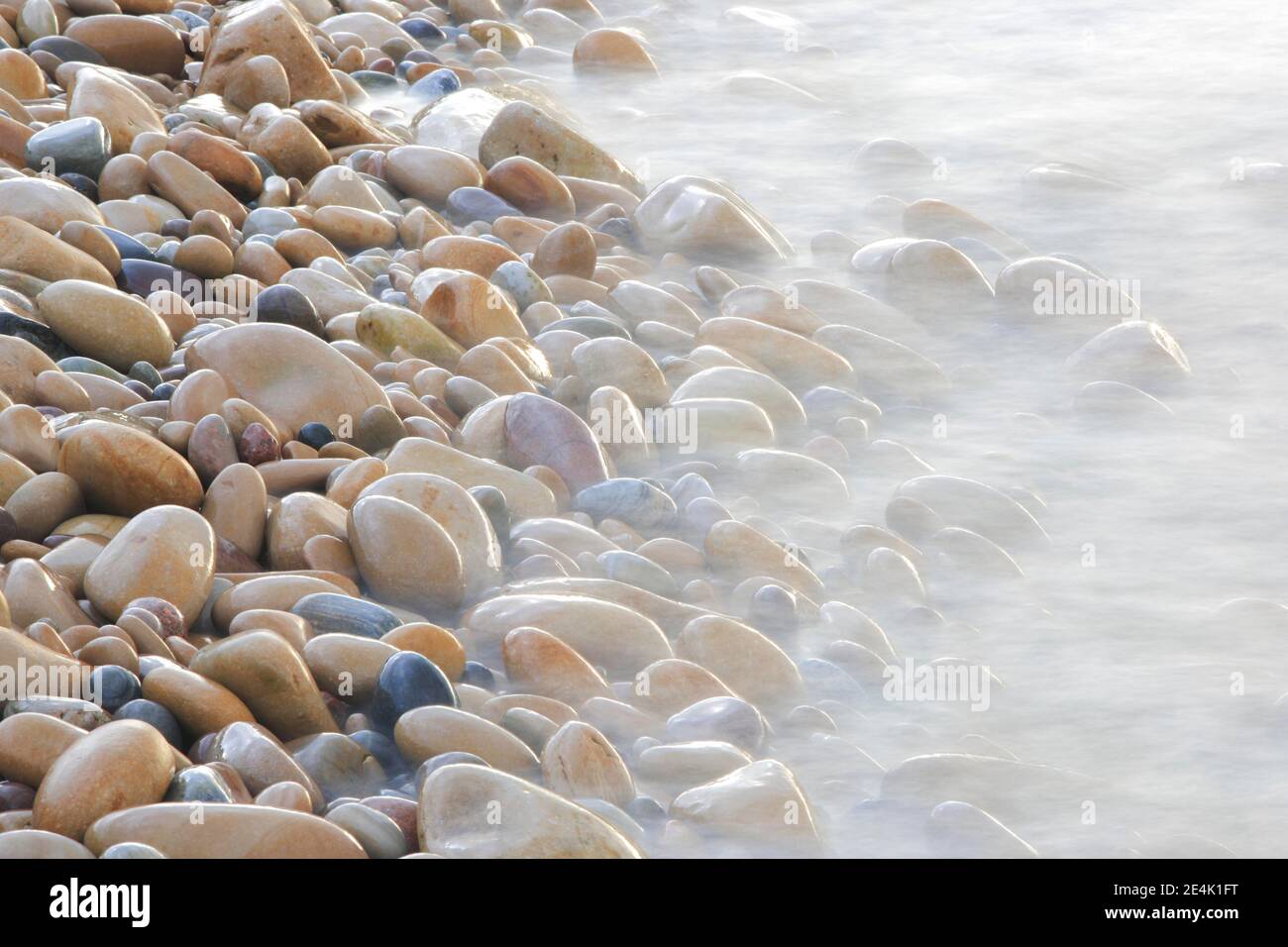 Stones on the beach, England, Great Britain Stock Photo