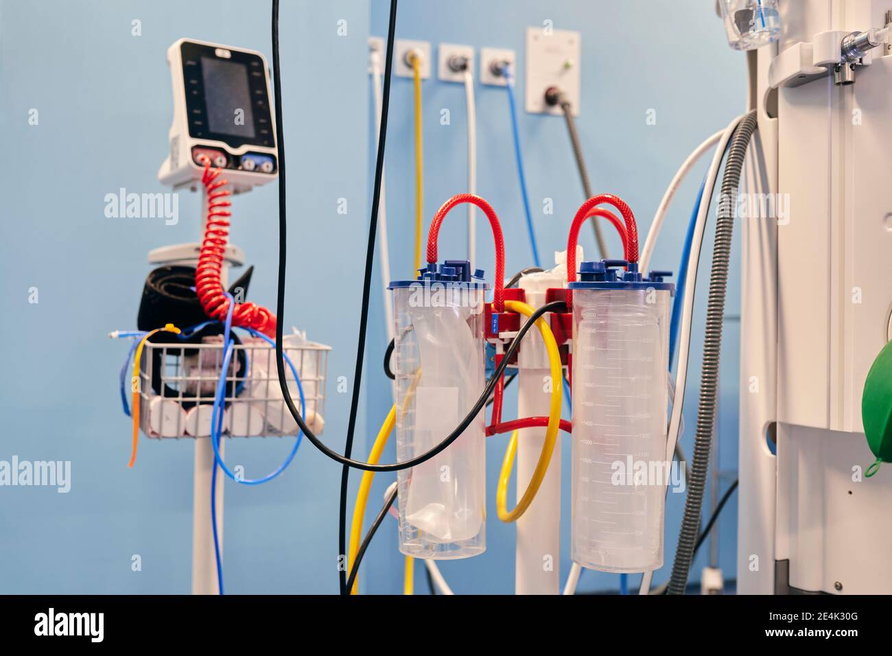 Medical monitoring equipment at hospital Stock Photo Alamy