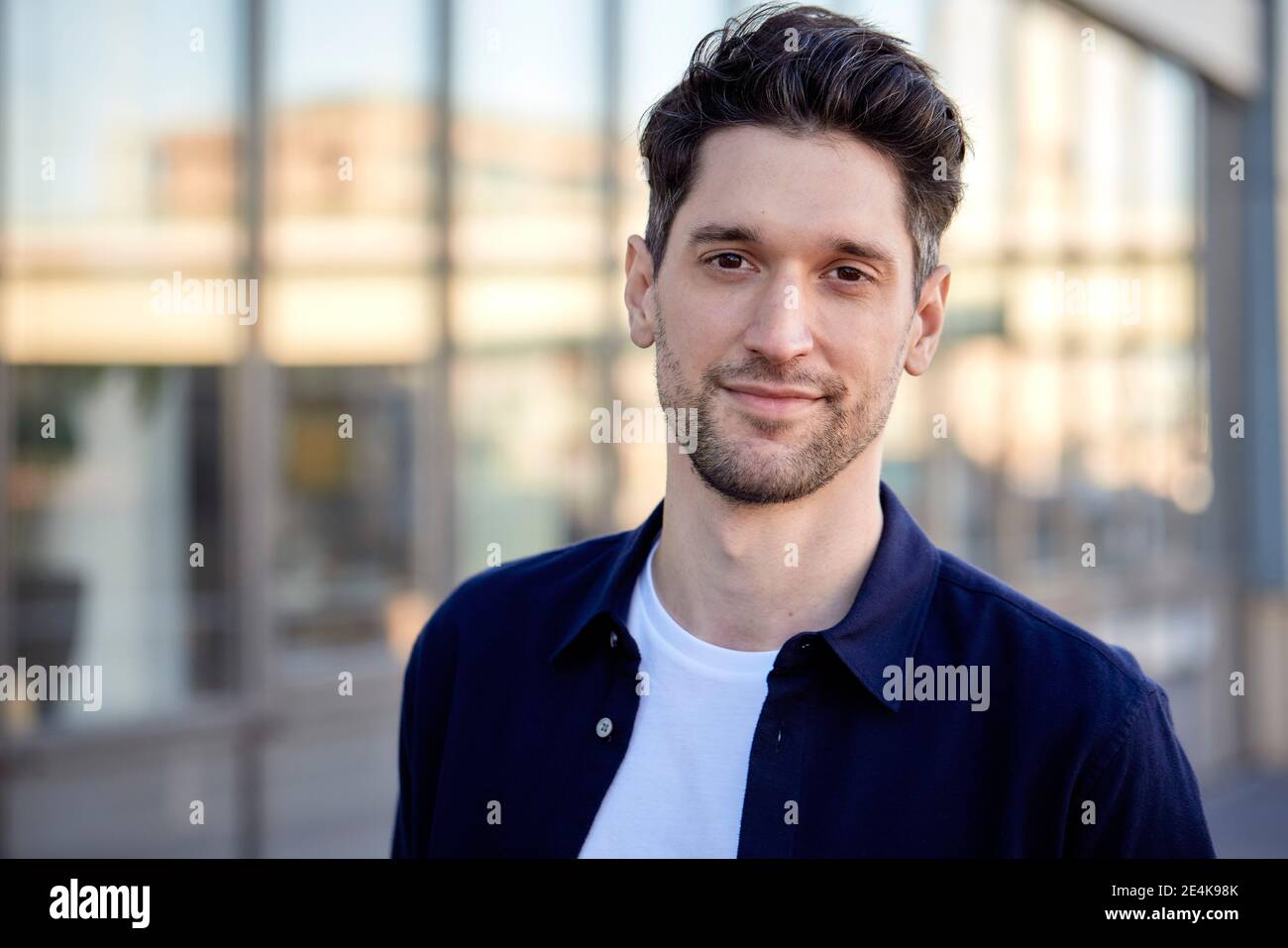 Mid adult businessman outdoors hi-res stock photography and images - Alamy