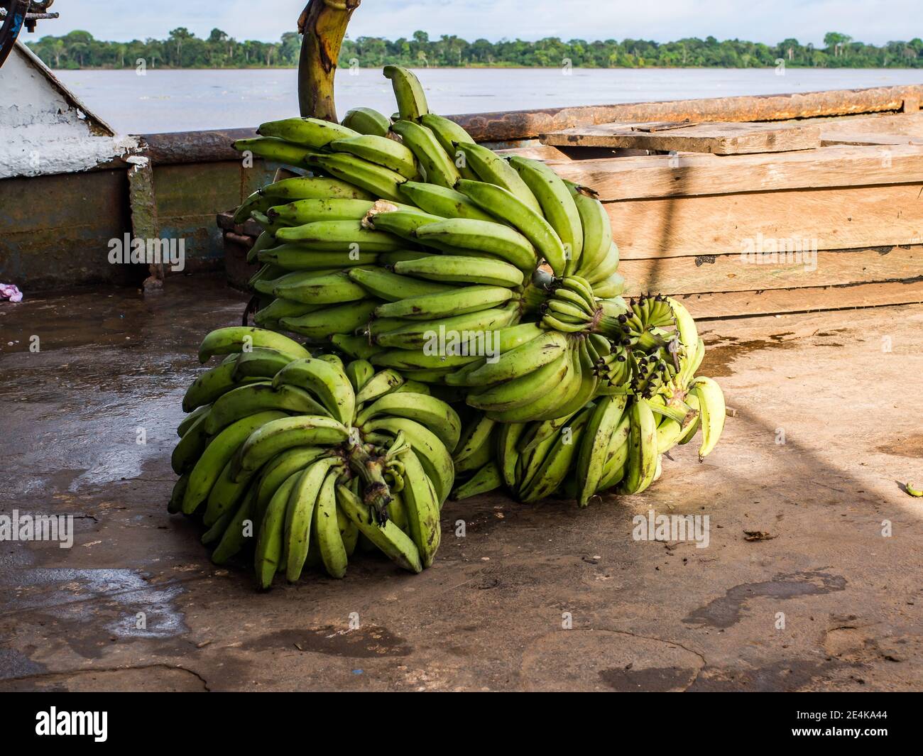 Amazon boat bananas hi-res stock photography and images - Alamy