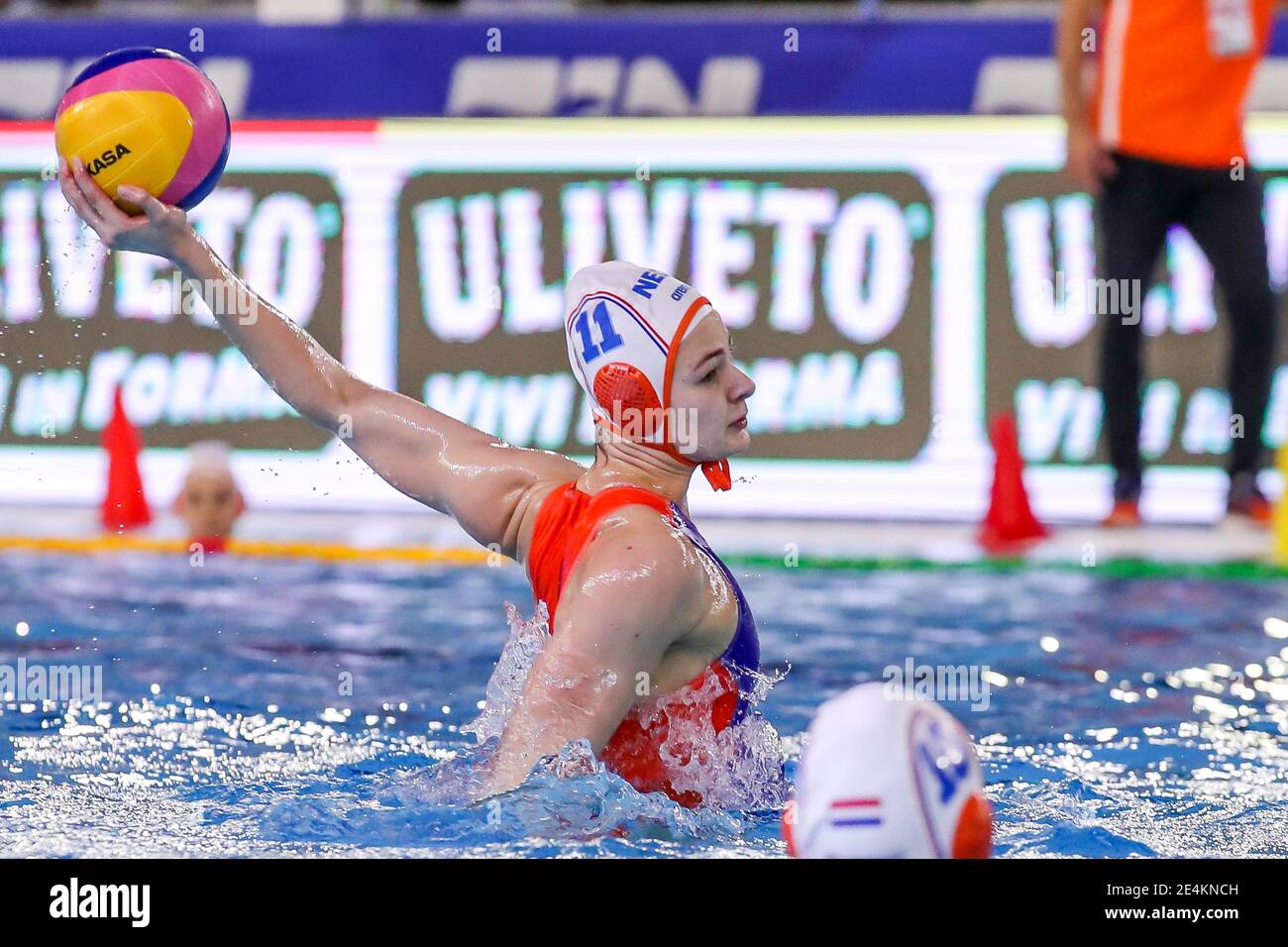 TRIESTE, ITALY - JANUARY 23: Simone van de Kraats of Netherlands during the  match between Netherlands and Greece at Women's Water Polo Olympic Games Q  Stock Photo - Alamy