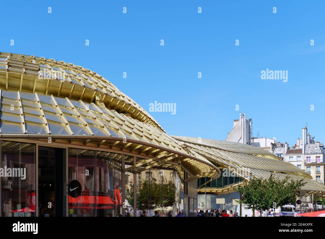 Exterior view of the new canopy at Forum des Halles - Paris, France Stock Photo