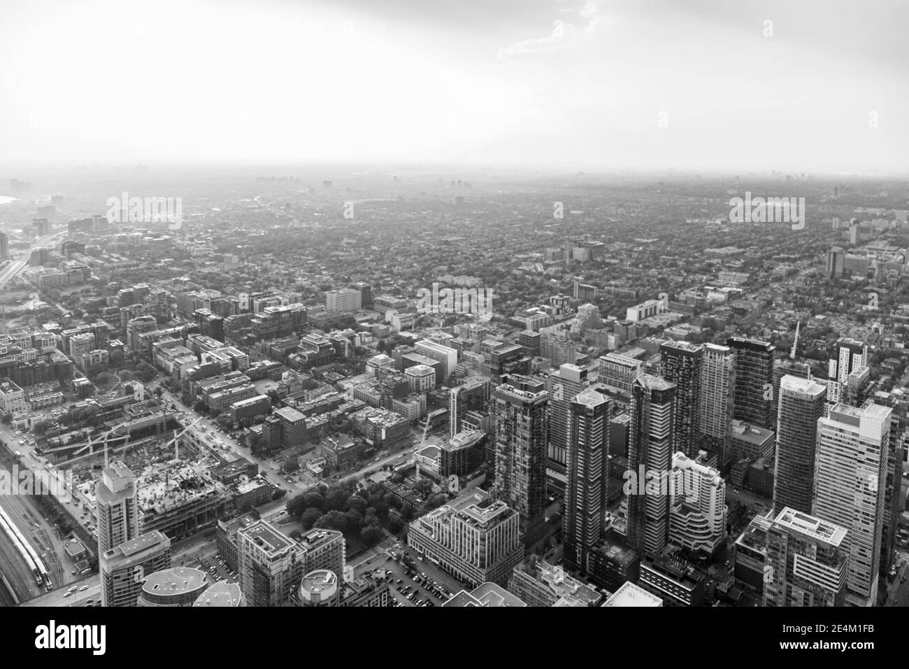 Toronto View from Above, Canada Stock Photo