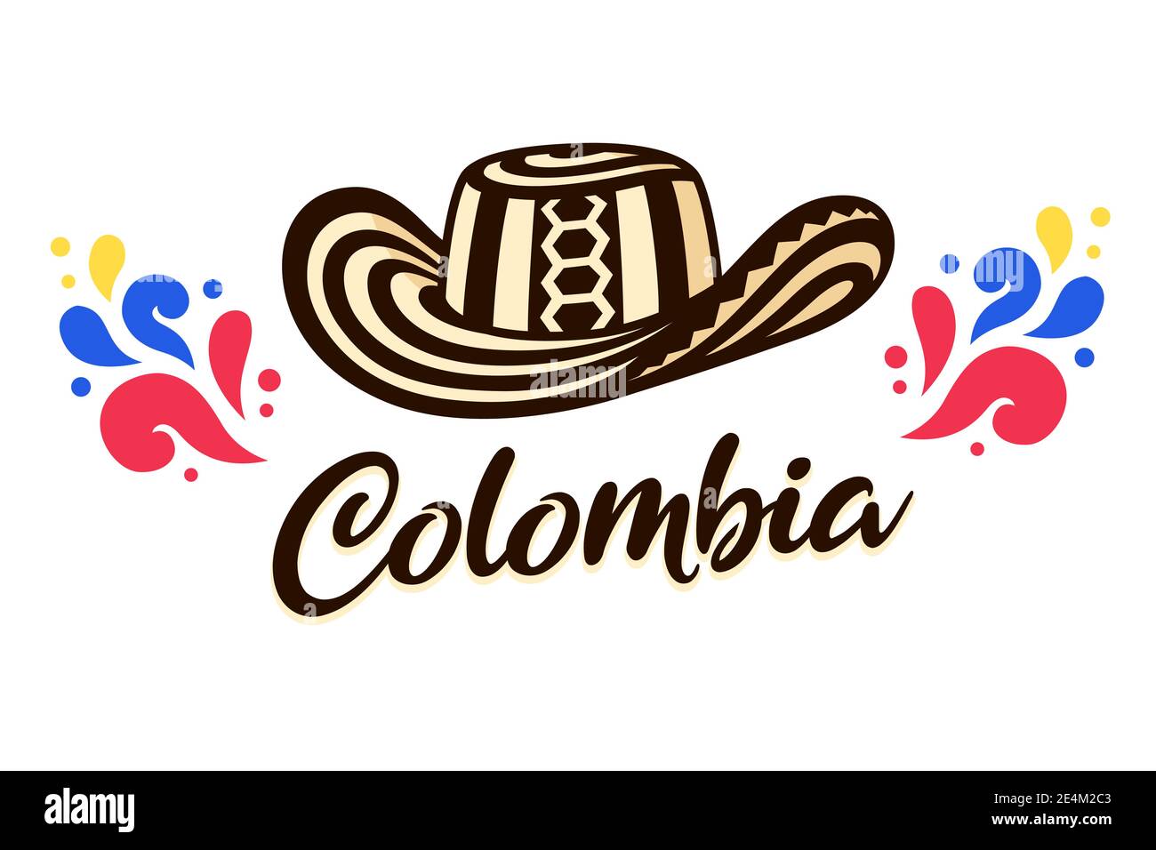 Colombia sombrero vueltiao Stock Vector Images - Alamy