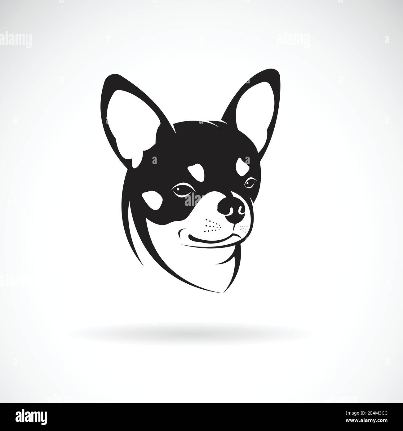 Vector Of Chihuahua Dog Isolated On White Background Pet Animals Dogs Logo Or Icon Easy Editable Layered Vector Illustration Stock Vector Image Art Alamy