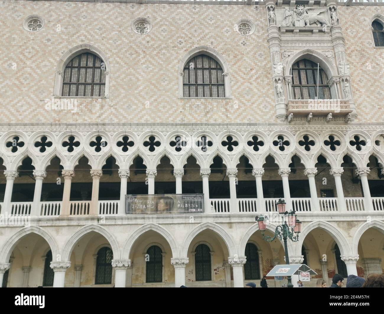 Venice pattern on St. Mark's Square Stock Photo Alamy