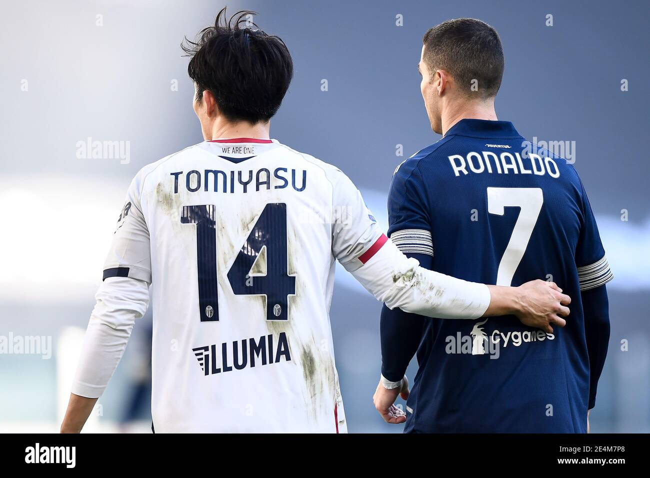 Turin Italy 24th Jan 2021 Turin Italy January 24 2021 Takehiro Tomiyasu Of Bologna Fc And