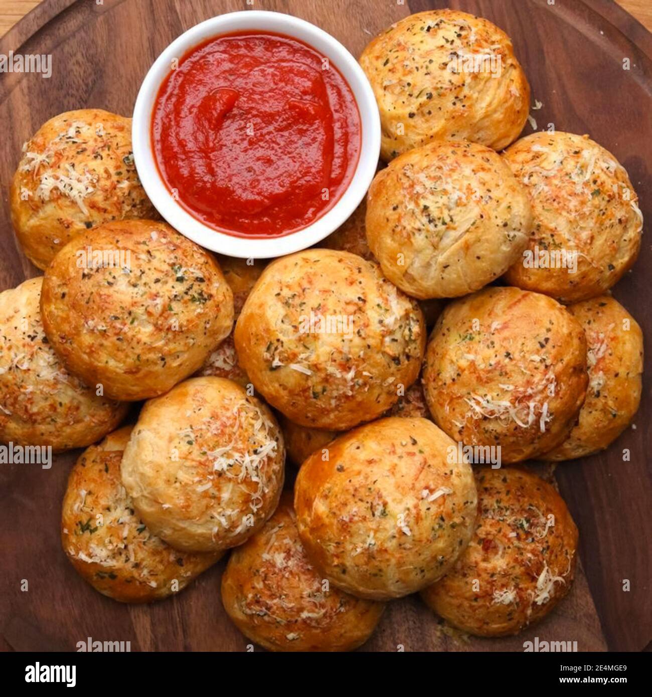 Baked buns with ketchup. Baked bread Stock Photo Alamy