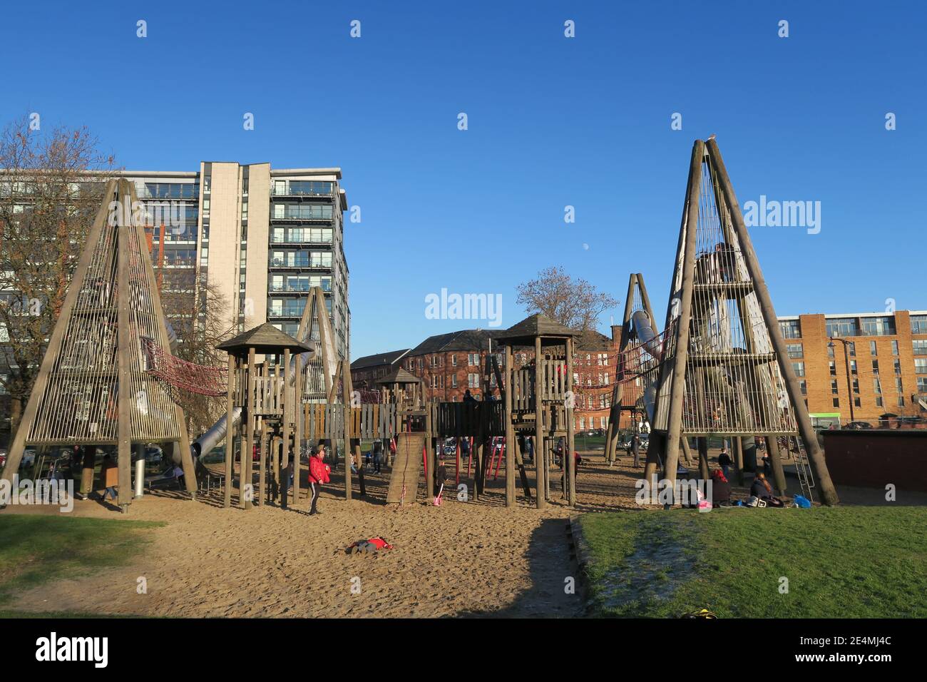 Playground located with Glasgow Green in Glasgow, commonly known as