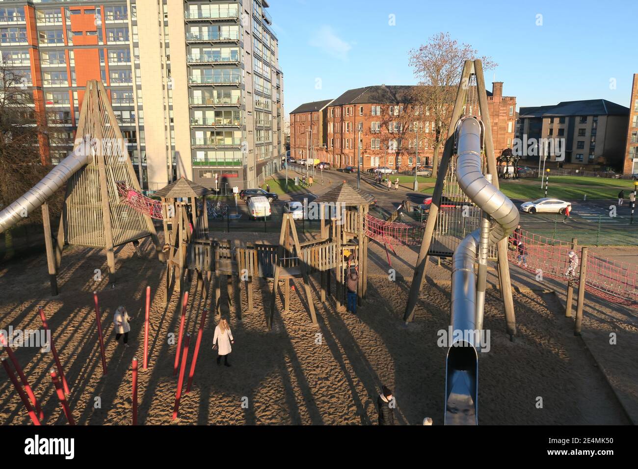 Playground located with Glasgow Green in Glasgow, commonly known as