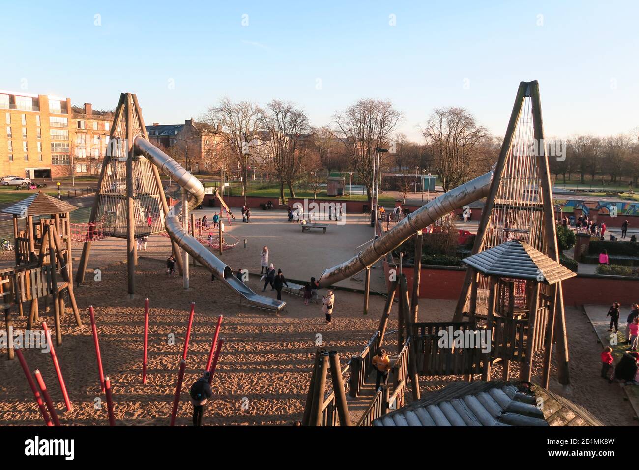 Playground located with Glasgow Green in Glasgow, commonly known as