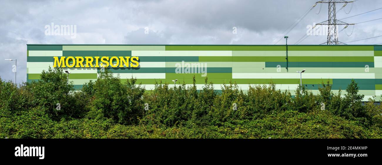 Bridgewater, United Kingdom August 23 2020 The Morrisons supermarket