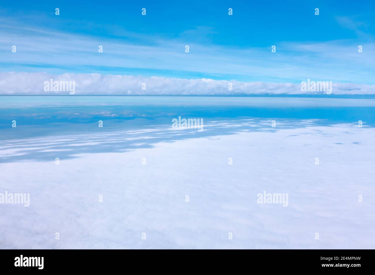 Cold Front of Snowy Clouds . Cloudscape in the winter Stock Photo - Alamy