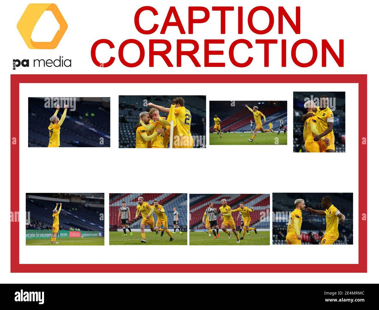 Scottish cup final hampden Cut Out Stock Images & Pictures Alamy
