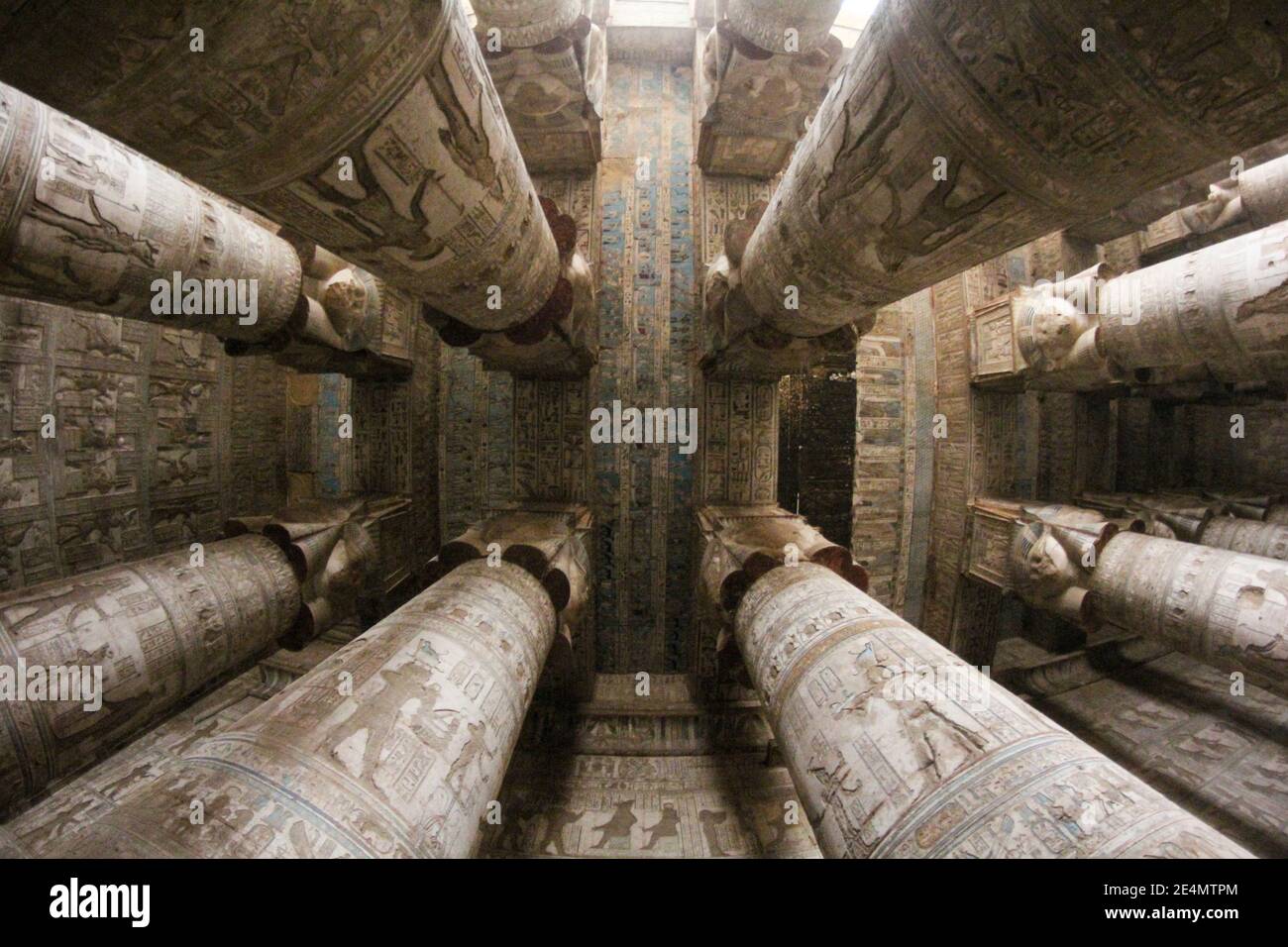 Temple of hathor ceiling hi-res stock photography and images - Alamy