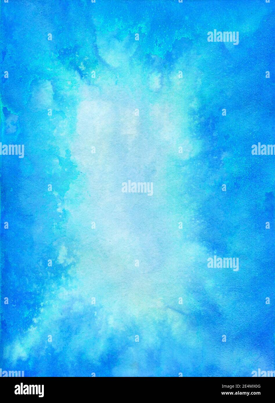Blue watercolor texture hi-res stock photography and images - Alamy