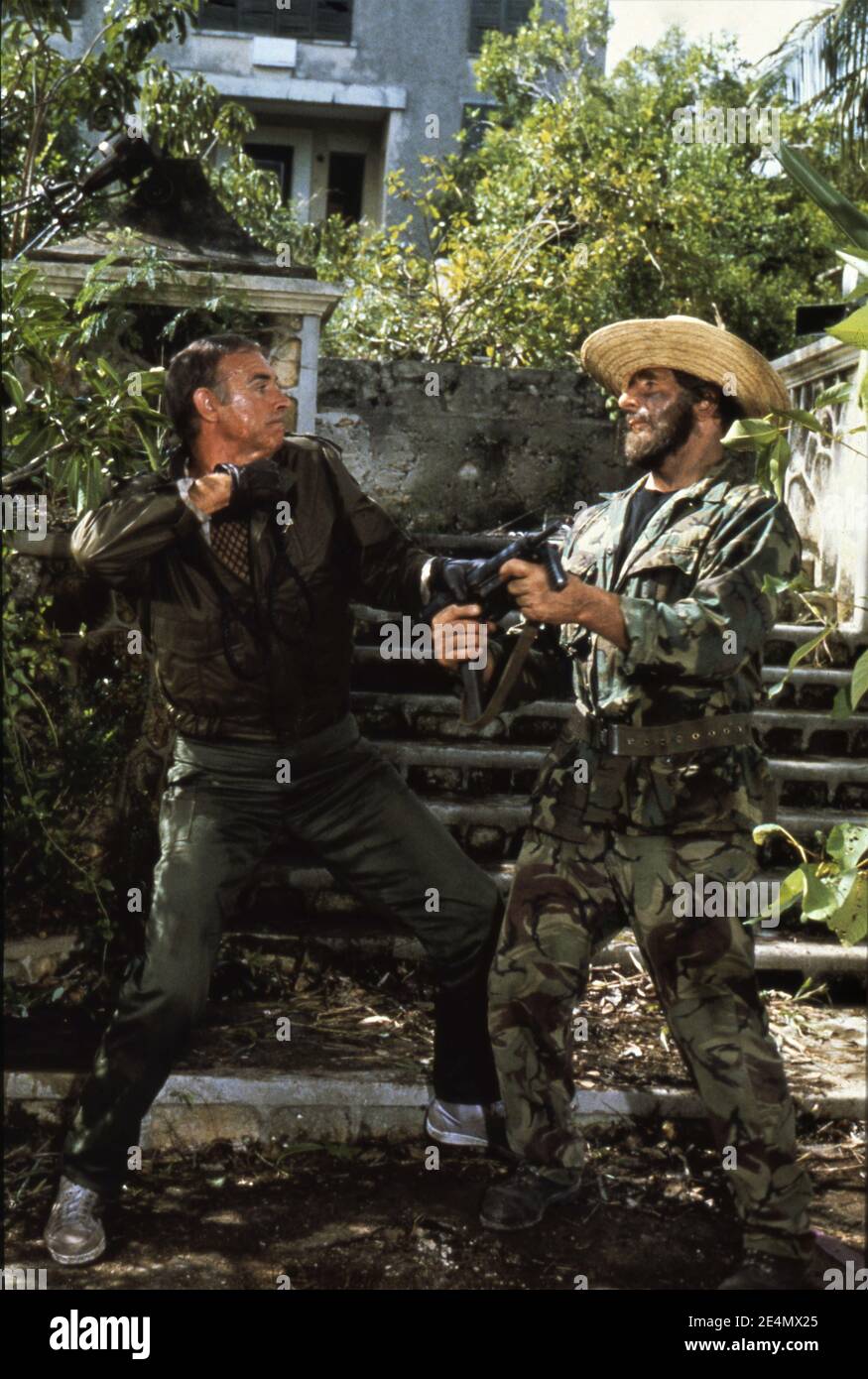 SEAN CONNERY as James Bond 007 fighting Guard in NEVER SAY NEVER AGAIN