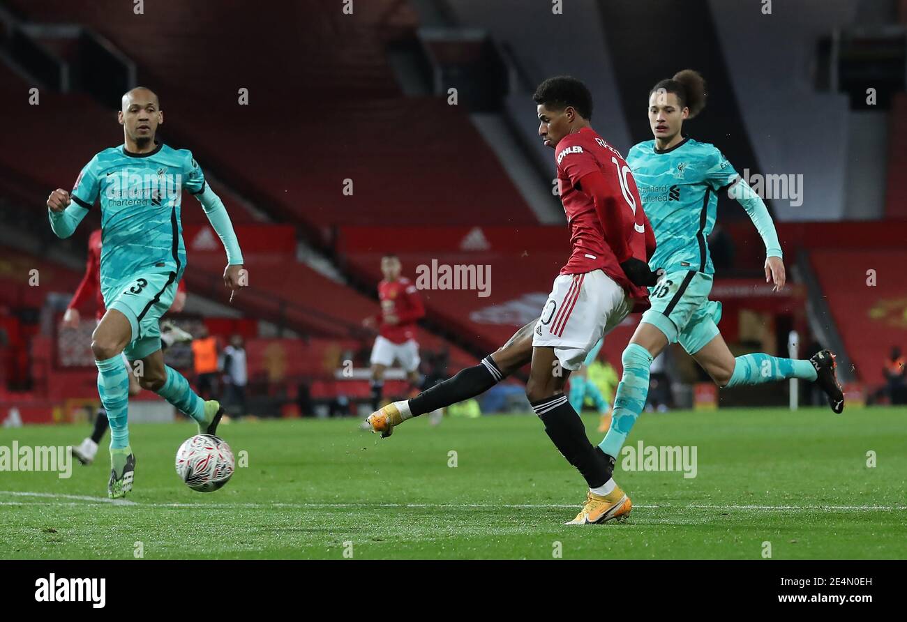 Marcus Rashford Side Marcus rashford 2021 old trafford hi-res stock photography and images ...