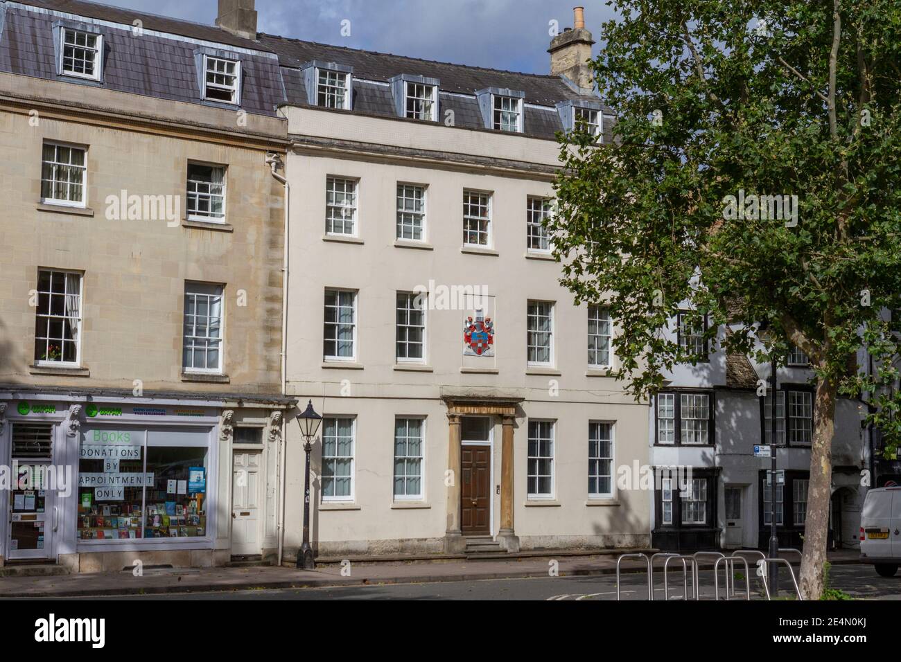 55, St Giles Street, a late 18th century property, Principal’s Lodgings of Regent’s Park College, Oxford, Oxfordshire, UK Stock Photo