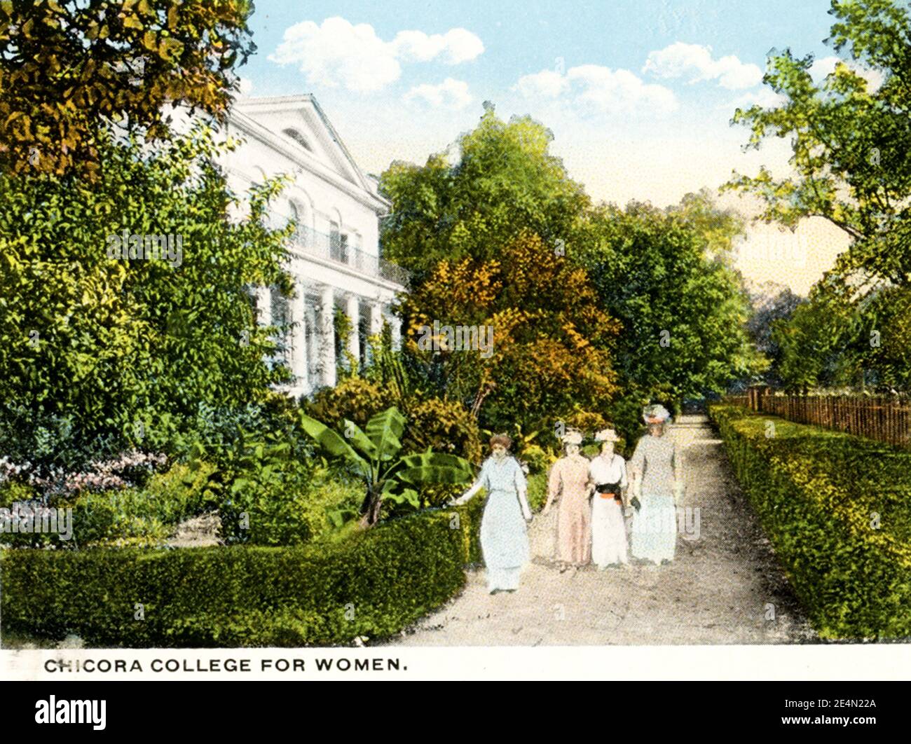 Columbia South Carolina 1918 Chicora College for Women. Stock Photo