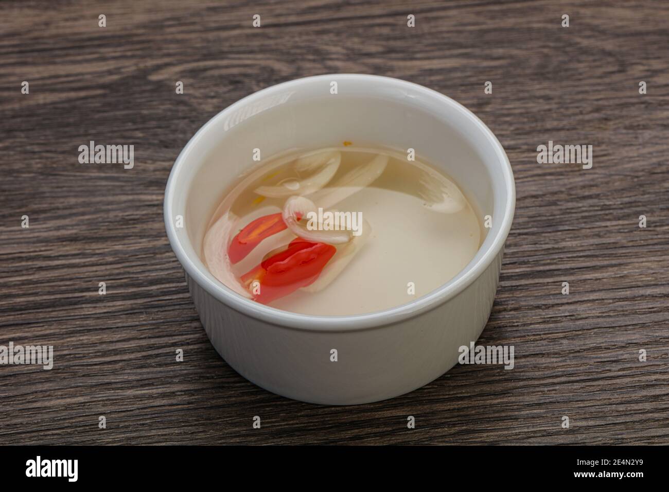 Vietnamese vinegar sauce with chili and garlic Stock Photo Alamy