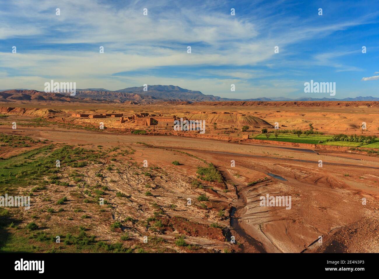Countryside around Ouarzazate Stock Photo