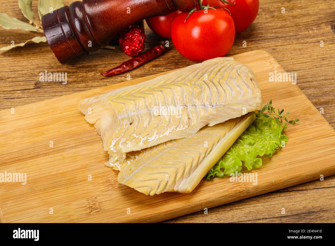 Types Cod Fillet Raw cod fish fillet for cooking Stock Photo - Alamy