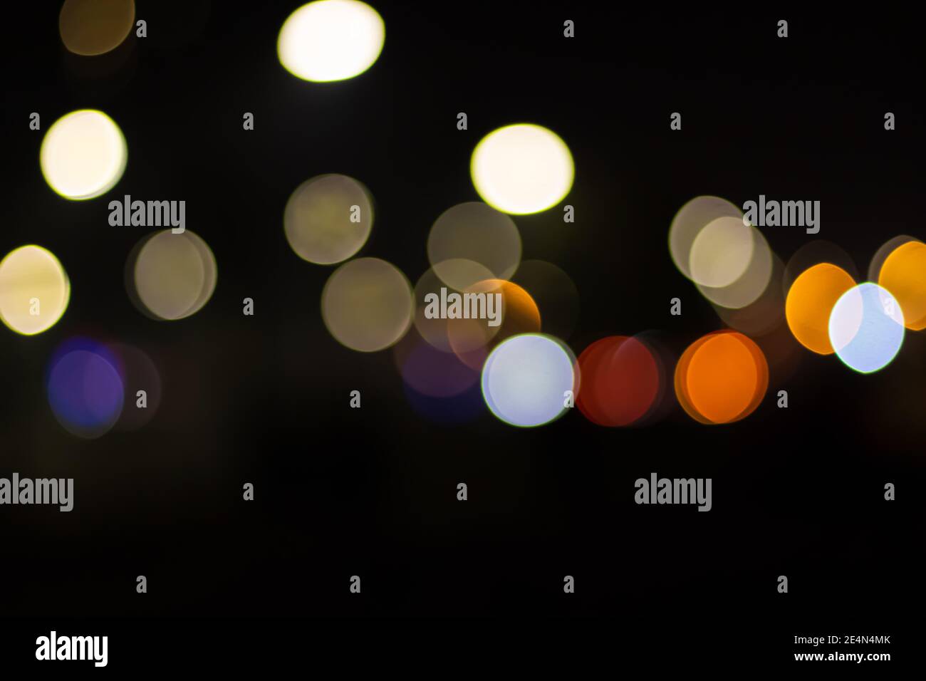 Orange bokeh lights on dark background hi-res stock photography and ...