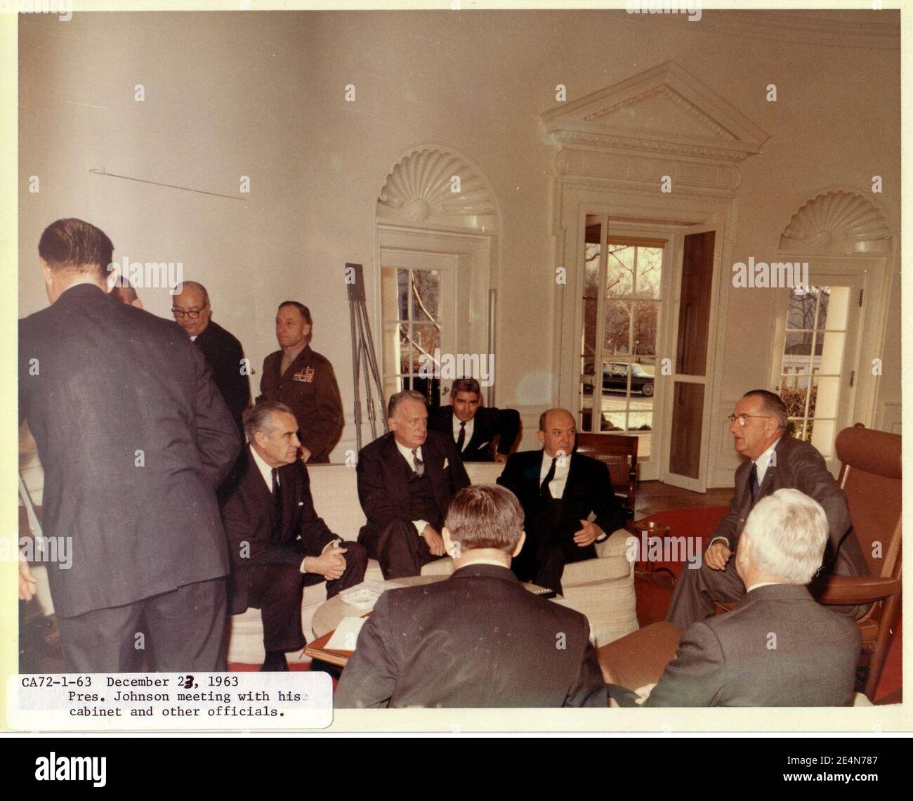 Meeting with Oval Office Stock Photo Alamy