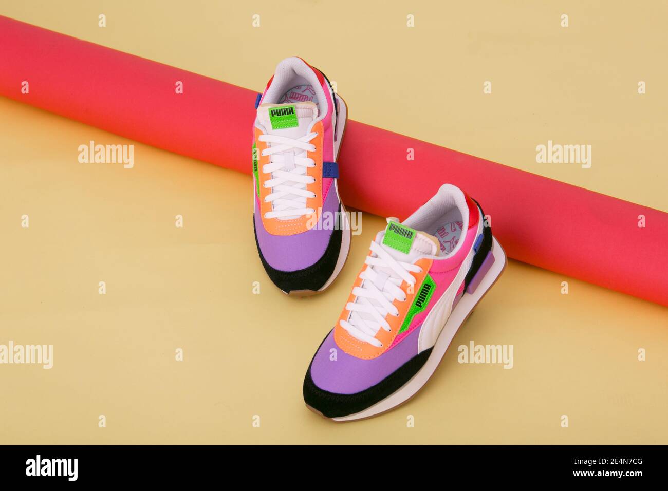 Puma trainers hi-res stock photography and images - Alamy