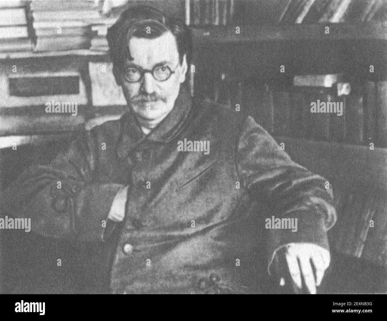 Menzhinsky V 1932 in home Stock Photo - Alamy