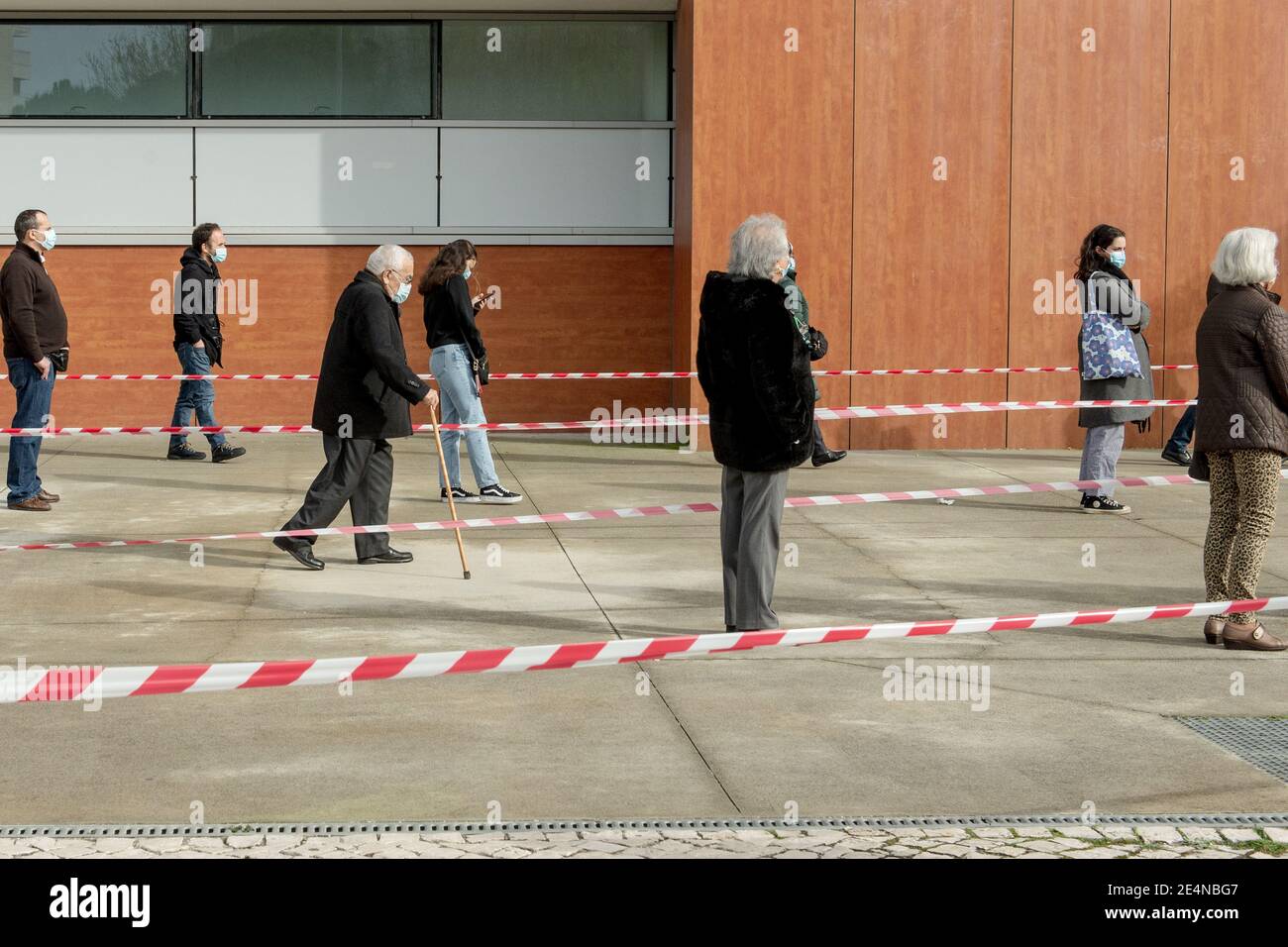 Lisbon, 01/24/2021 Presidential Elections at the Areeiro Family