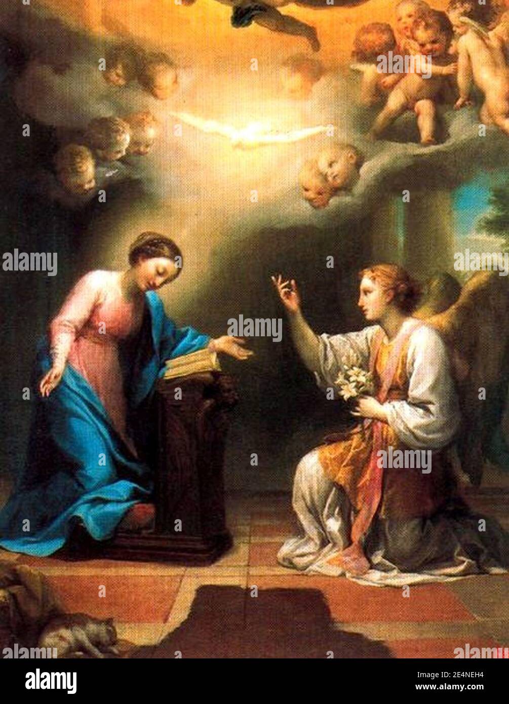 Anton Raphael Mengs - Annunciation Stock Photo - Alamy