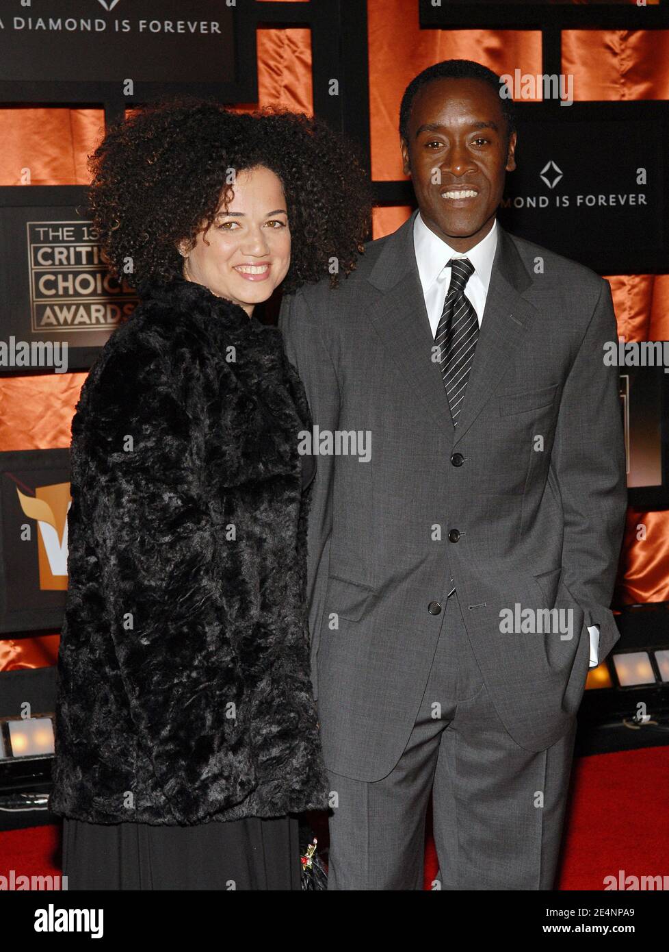 Don Cheadle and Bridgid Coulter attend the 13th Annual Critics' Choice