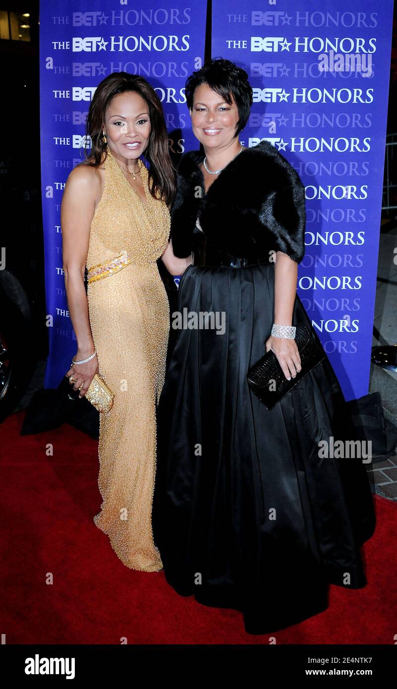 Janice Bryant Howroyd and Debra Lee attend the BET Honors held at the