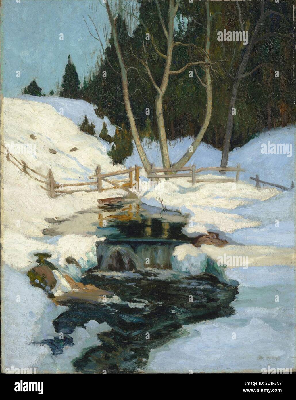 Maurice Cullen La Fonte des neiges Stock Photo Alamy